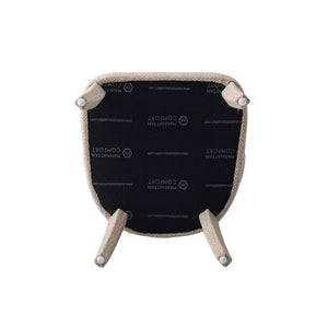 5-Piece Hathaway 47.24 Round Dining Set in Black with 4 Palmer Dining Armchairs in Gold Dust 4-DT03DC088AR-BKGD Manhattan Comfort