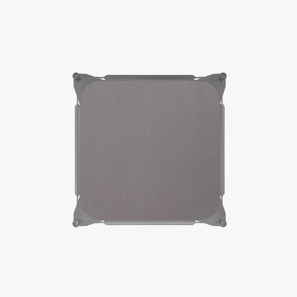 English Elm Cierra Set of 4 Commercial-Grade Backless Metal Bar Stools for Stylish, Durable Indoor Seating Gray Resin Wood Seat/Silver Frame 30"H 4-ET-31320-30-SV-R-PL2G-GG