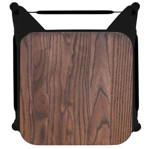 English Elm Cierra 24" High Metal Counter-Height Stools - Stylish Stackable Set of 4 for Modern Spaces Black 24"H 4-ET-31320W-24-BK-R-GG