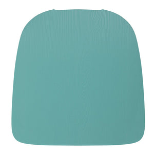 English Elm Perry Set of 4 All-Weather Poly Resin Seats for Metal Chairs, Easy Install and Maintenance Upgrade Mint 4-JJ-SEA-PL01-MINT-GG