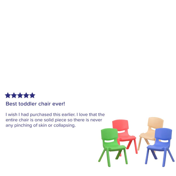 English Elm Whitney Stackable School Chair Set of 4 - Safe, Durable, Lightweight Seating for Little Learners Assorted 4-YU-YCX4-003-MULTI-GG