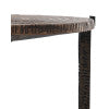Currey & Company Unity Cast Aluminum Accent Table with Swirling Relief Pattern and Antique Bronze Finish 4000-0256