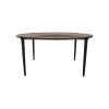 Currey & Company Unity Round Cast Aluminum Cocktail Table with Sculptural Concentric Relief Bronze Finish 4000-0257