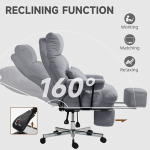 English Elm Premium High Back Pu Leather Executive Chair with Foam Cushion and Swivel Base T3971P408639