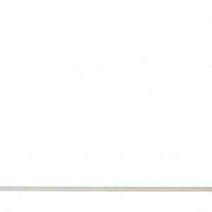 Homeroots 35" White And Silver Frame Console Table   400513