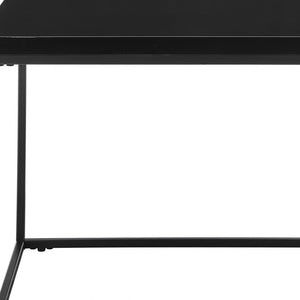 Homeroots 20" Black Square End Table   400528