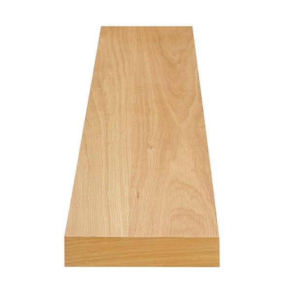 HomeRoots 75" Natural Wooden Floating Shelf - Minimalist Wall-Mount Storage for Modern & Traditional Spaces 400825