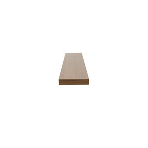 HomeRoots 75" Brown Wooden Floating Shelf – Elegant Wall-Mounted Display for Books, Décor & Kitchen Essentials 400826
