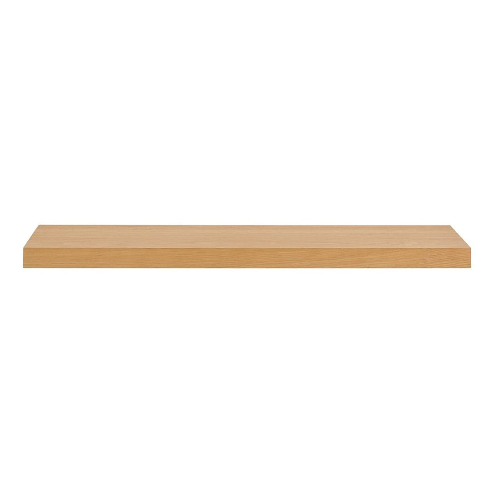 HomeRoots 43" Natural Light Brown Wooden Floating Shelf - Minimalist Design for Stylish Home Display & Storage 400831
