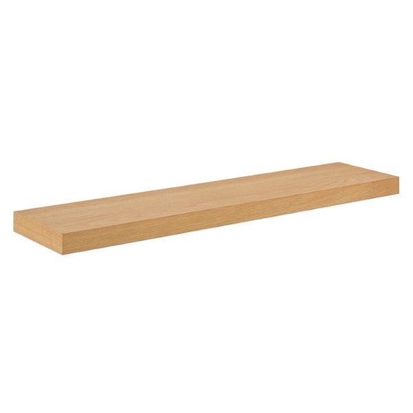 HomeRoots 43" Natural Light Brown Wooden Floating Shelf - Minimalist Design for Stylish Home Display & Storage 400831