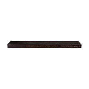 Homeroots 43" Espresso Wooden Wall Mounted Floating Shelf  Wood 400833