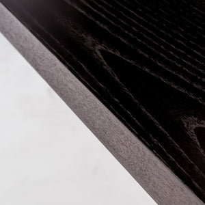 Homeroots 43" Espresso Wooden Wall Mounted Floating Shelf  Wood 400833