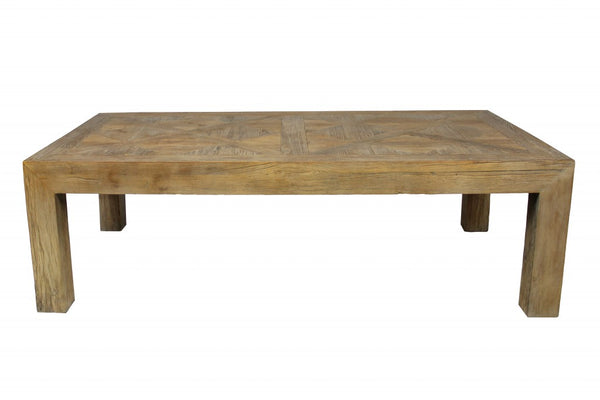 Homeroots Classic Rectangular Wooden Coffee Table   400850