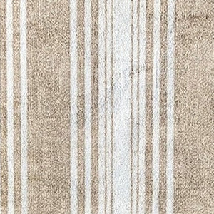 HomeRoots 2' X 6' Sandy Shores Washable Runner Rug - Coastal Striped Design, Durable, Easy-Care & Skid-Resistant 401050