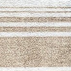 HomeRoots 2' X 6' Sandy Shores Washable Runner Rug - Coastal Striped Design, Durable, Easy-Care & Skid-Resistant 401050