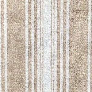 HomeRoots 2' X 6' Sandy Shores Washable Runner Rug - Coastal Striped Design, Durable, Easy-Care & Skid-Resistant 401050