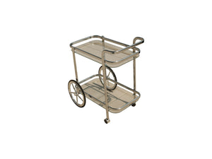 Homeroots Modern Rolling Bar Cart Serving Trolley   401094