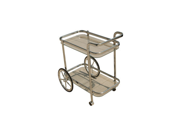 Homeroots Modern Rolling Bar Cart Serving Trolley   401094