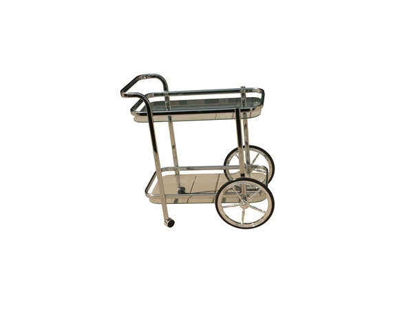 Homeroots Modern Rolling Bar Cart Serving Trolley   401094
