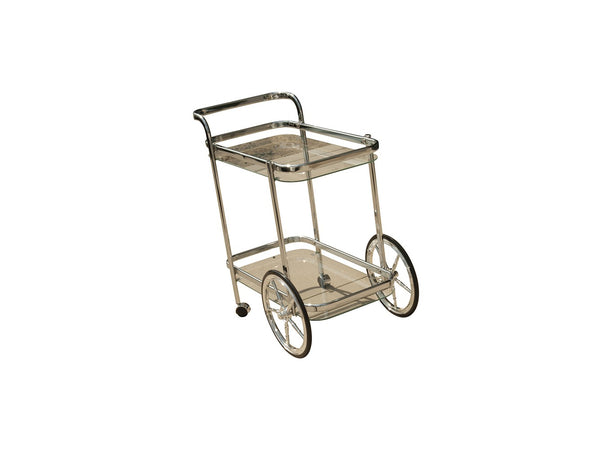Homeroots Modern Rolling Bar Cart Serving Trolley   401094