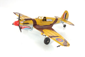 Homeroots C1941 Curtiss Hawk 81a Sculpture  Metal 401095