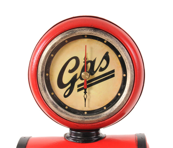 Homeroots 21" Red Metal Hand Painted Tabletop Sculpture  Metal 401102