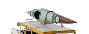 HomeRoots c1957 Ford Country Squire Station Wagon Sculpture - Handcrafted Metal Replica with Authentic Detailing 401107