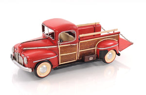 Homeroots C1942 Ford Pickup Truck Sculpture  Metal 401116