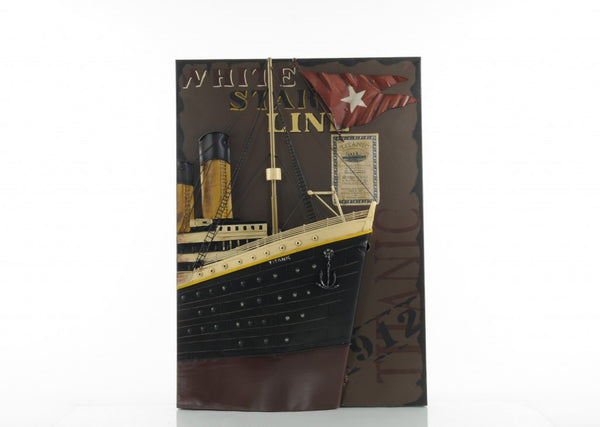 HomeRoots 1912 RMS Titanic 3D Bow Wall Art - Handcrafted Nautical Decor for Home, Office, & Collectors 401123