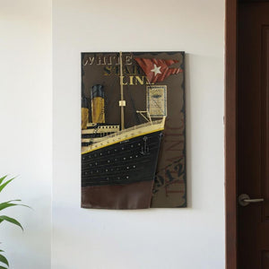 HomeRoots 1912 RMS Titanic 3D Bow Wall Art - Handcrafted Nautical Decor for Home, Office, & Collectors 401123