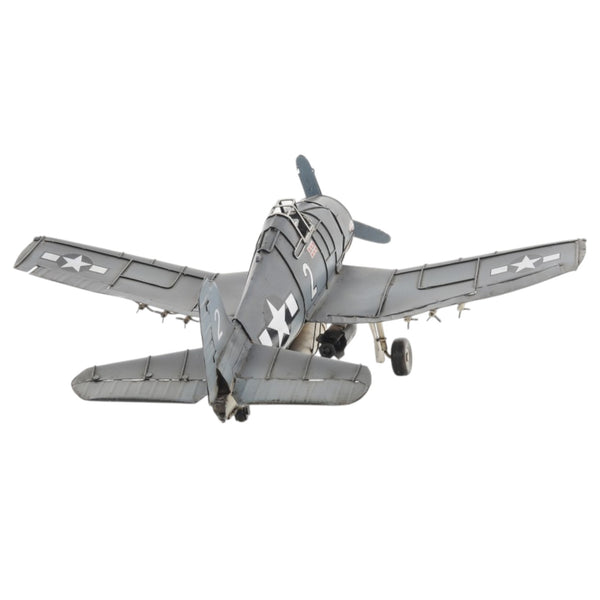 Homeroots Grumman F6f Hellcat Sculpture  Metal 401126