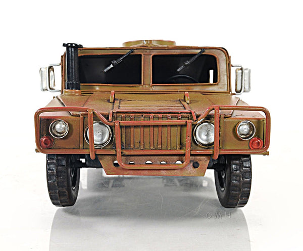 Homeroots Us Army Humvee Sculpture  Metal 401132
