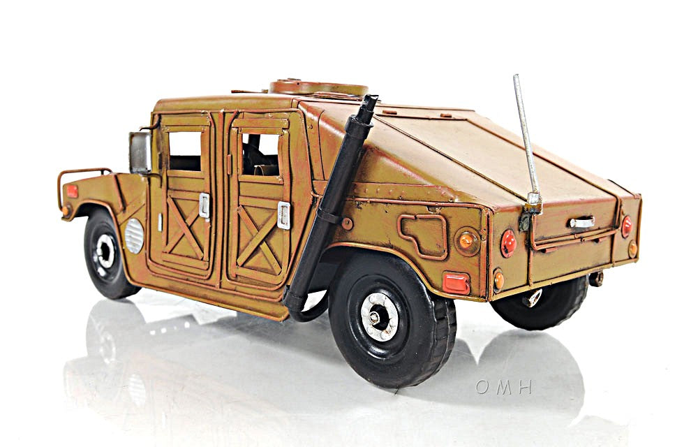 Homeroots Us Army Humvee Sculpture  Metal 401132