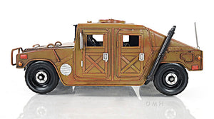 Homeroots Us Army Humvee Sculpture  Metal 401132