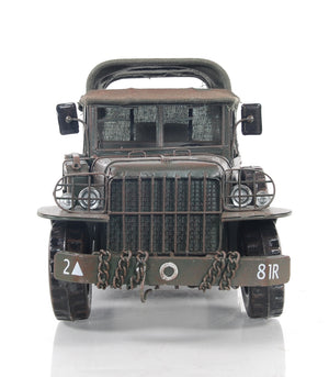 Homeroots C1951 Dodge M42 Command Truck Sculpture  Metal 401133