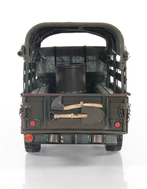 Homeroots C1951 Dodge M42 Command Truck Sculpture  Metal 401133