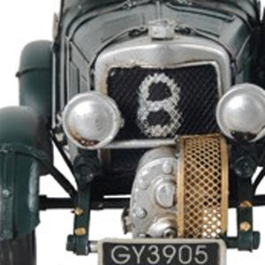 HomeRoots c1930 Bently Blower Model Sculpture – Handcrafted Vintage Race Car Accent for Collectors & Enthusiasts 401143