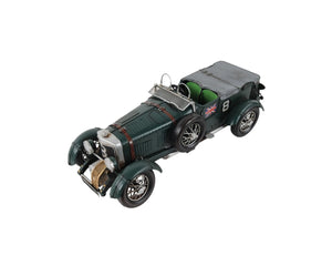 HomeRoots c1930 Bently Blower Model Sculpture – Handcrafted Vintage Race Car Accent for Collectors & Enthusiasts 401143