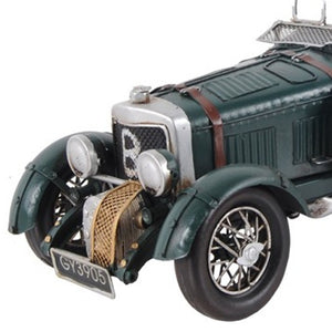 HomeRoots c1930 Bently Blower Model Sculpture – Handcrafted Vintage Race Car Accent for Collectors & Enthusiasts 401143