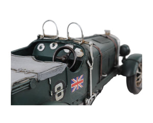 HomeRoots c1930 Bently Blower Model Sculpture – Handcrafted Vintage Race Car Accent for Collectors & Enthusiasts 401143