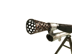 Homeroots 2" Brown And Black Metal Hand Painted Figurine Tabletop Sculpture  Metal 401144