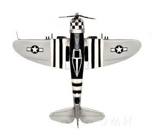 Homeroots C1943 Republic P-47 Thunderbolt Sculpture  Metal 401148