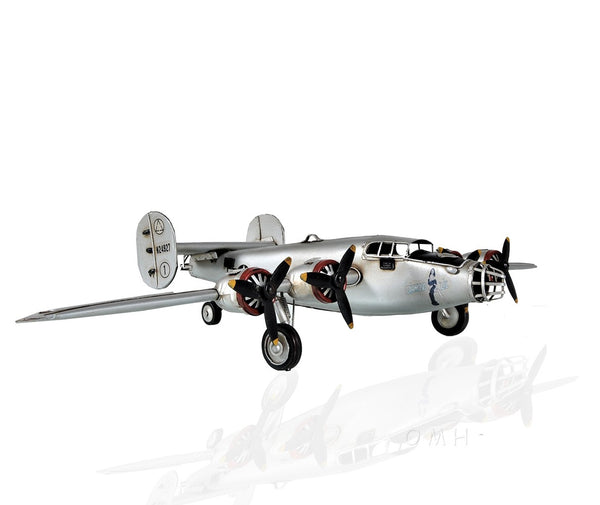 Homeroots C1940 B-24 Liberator Bomber Sculpture  Metal 401149
