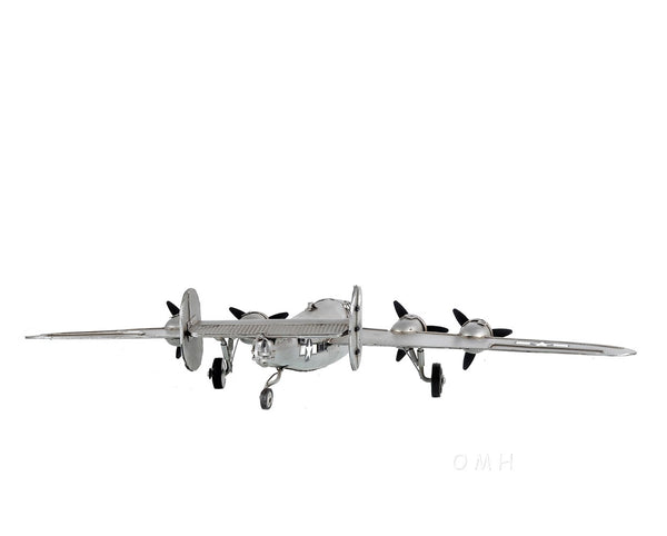 Homeroots C1940 B-24 Liberator Bomber Sculpture  Metal 401149