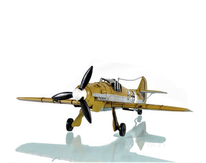 Homeroots C1935 Messerschmitt Bf 109 Fighter Sculpture  Metal 401151