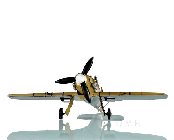 Homeroots C1935 Messerschmitt Bf 109 Fighter Sculpture  Metal 401151