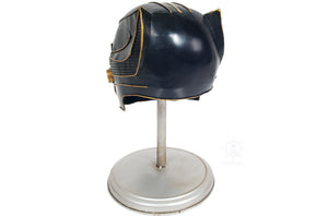 Homeroots Black Panther Helmet Sculpture  Metal 401155