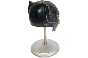 Homeroots Black Panther Helmet Sculpture  Metal 401155