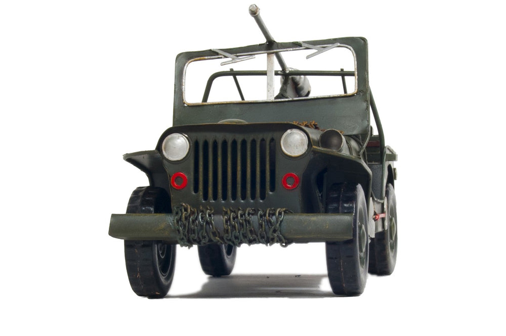 Homeroots C1941 Green Willys Mb Overland Jeep  Metal 401158