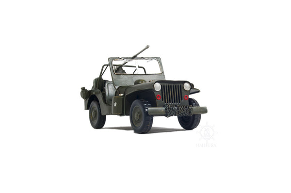 Homeroots C1941 Green Willys Mb Overland Jeep  Metal 401158